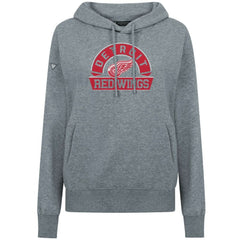 Detroit Red Wings Levelwear Women's Adorn Banner Arch Pullover Hoodie - Gray | US 203146204
