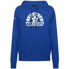 Toronto Maple Leafs Levelwear Women's Adorn Banner Arch Pullover Hoodie - Royal | US 203146209