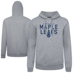 Toronto Maple Leafs Levelwear Podium Carve Pullover Hoodie - Gray | US 203146376