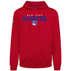 New York Rangers Levelwear Podium Carve Pullover Hoodie - Red | US 203146379