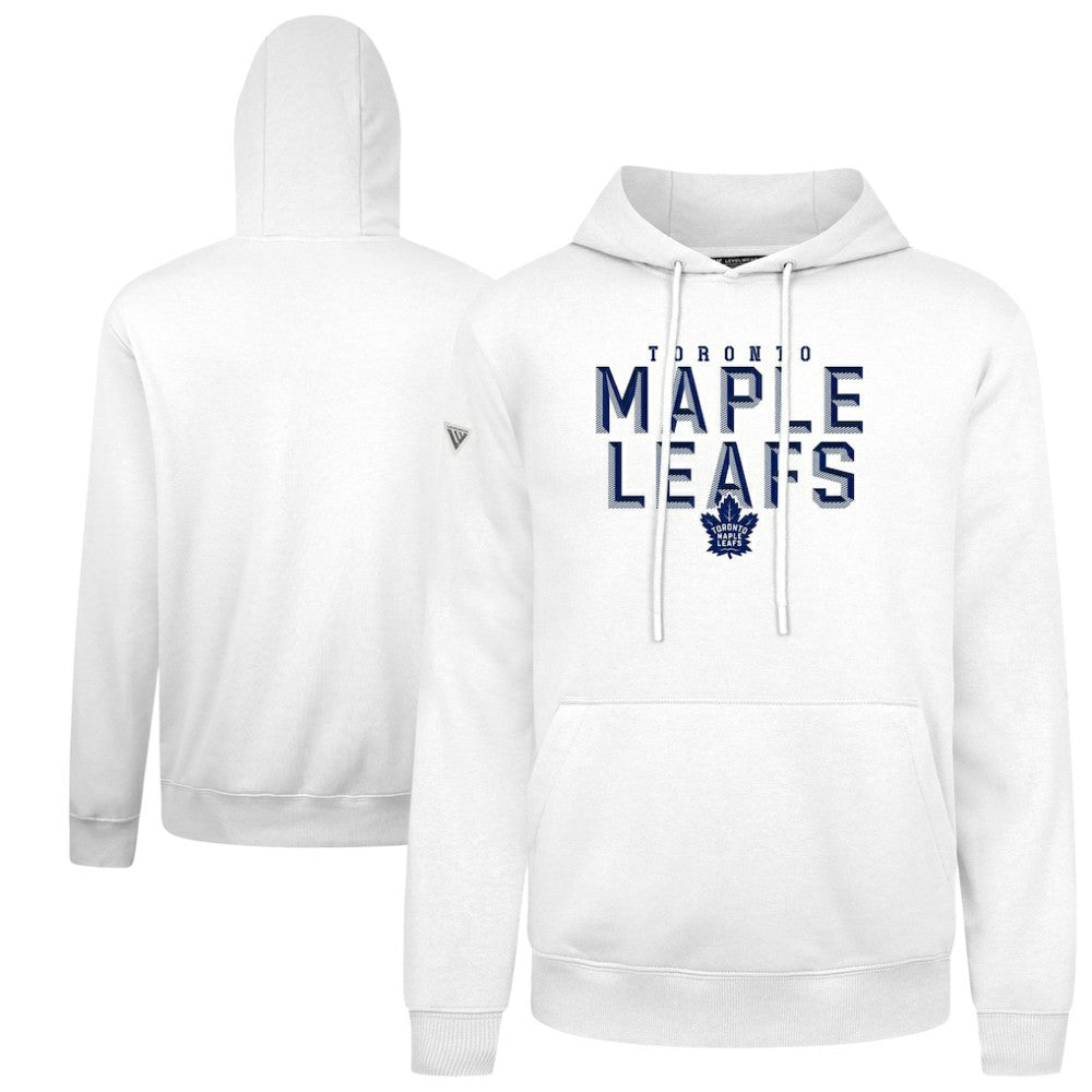 Toronto Maple Leafs Levelwear Podium Carve Pullover Hoodie - White | US 203146380