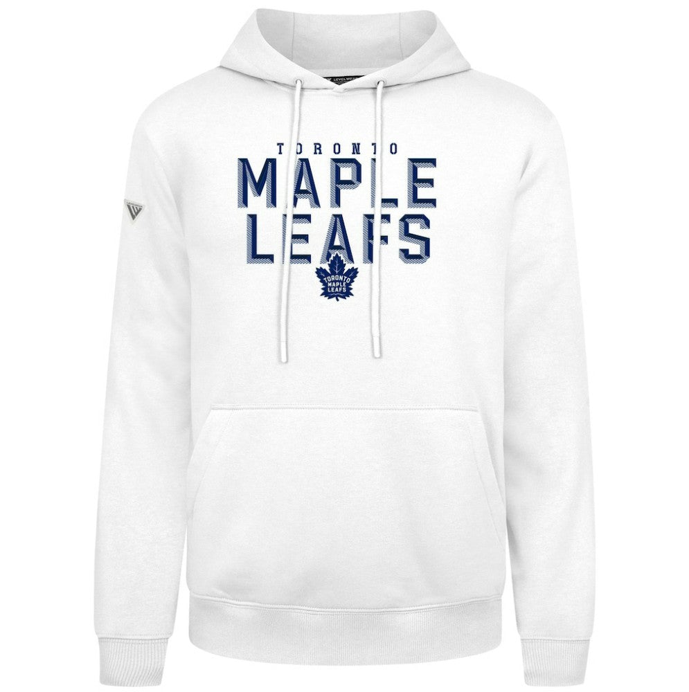 Toronto Maple Leafs Levelwear Podium Carve Pullover Hoodie - White | US 203146380