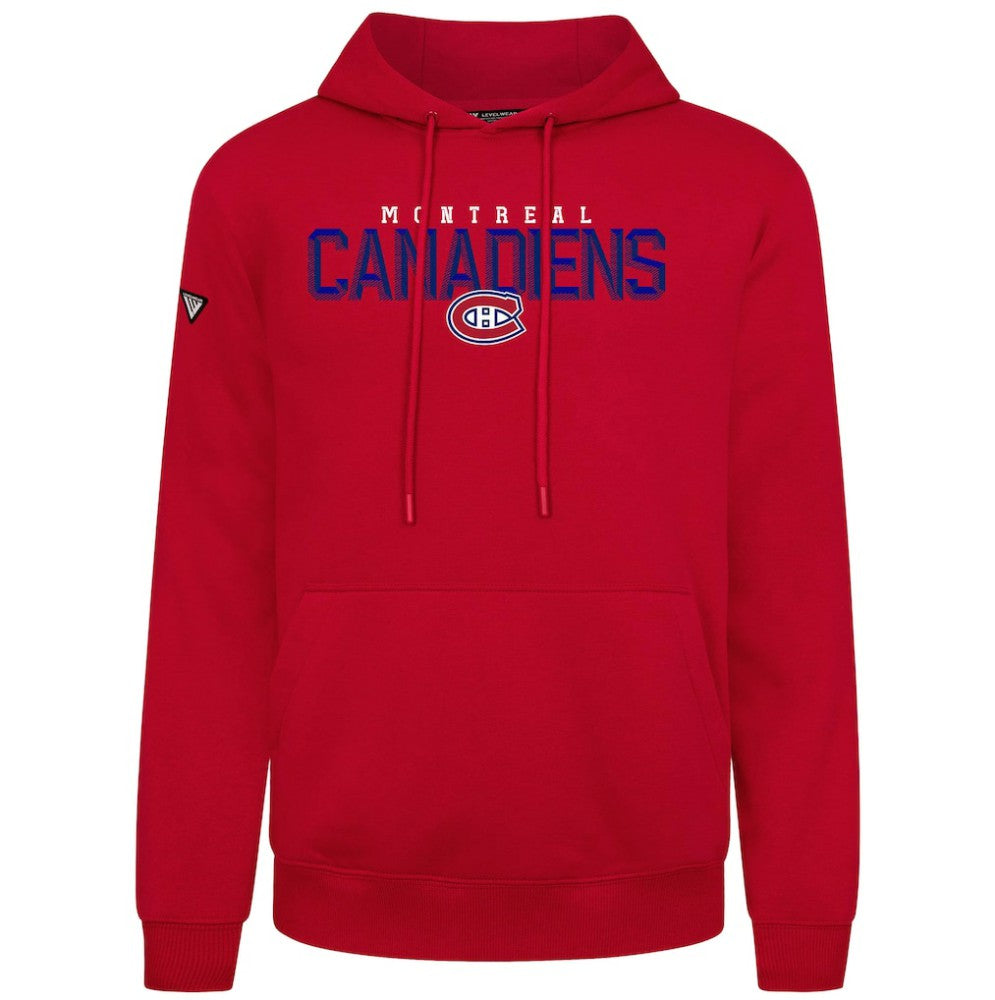 Montreal Canadiens Levelwear Podium Carve Pullover Hoodie - Red | US 203146385
