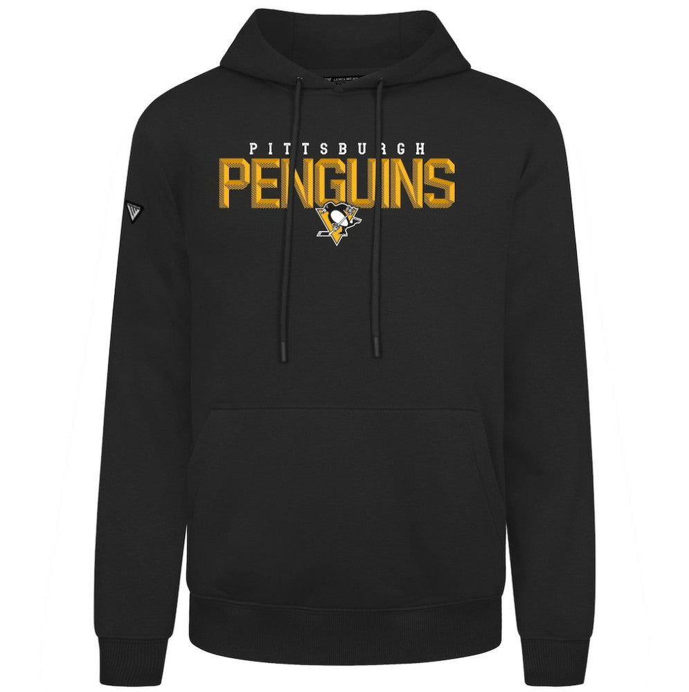 Pittsburgh Penguins Levelwear Podium Carve Pullover Hoodie - Black | US 203146391