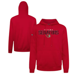 Ottawa Senators Levelwear Podium Carve Pullover Hoodie - Red | US 203146394