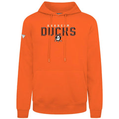 Anaheim Ducks Levelwear Podium Carve Pullover Hoodie - Orange | US 203146397
