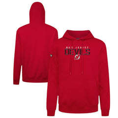 New Jersey Devils Levelwear Podium Carve Pullover Hoodie - Red | US 203146399