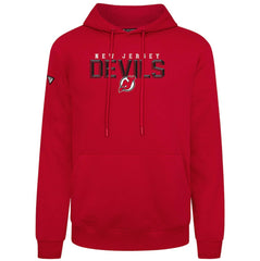 New Jersey Devils Levelwear Podium Carve Pullover Hoodie - Red | US 203146399