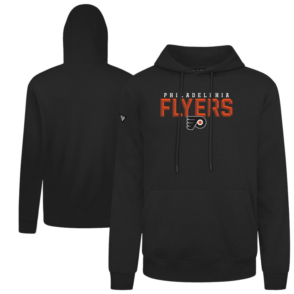 Philadelphia Flyers Levelwear Podium Carve Pullover Hoodie - Black | US 203146402