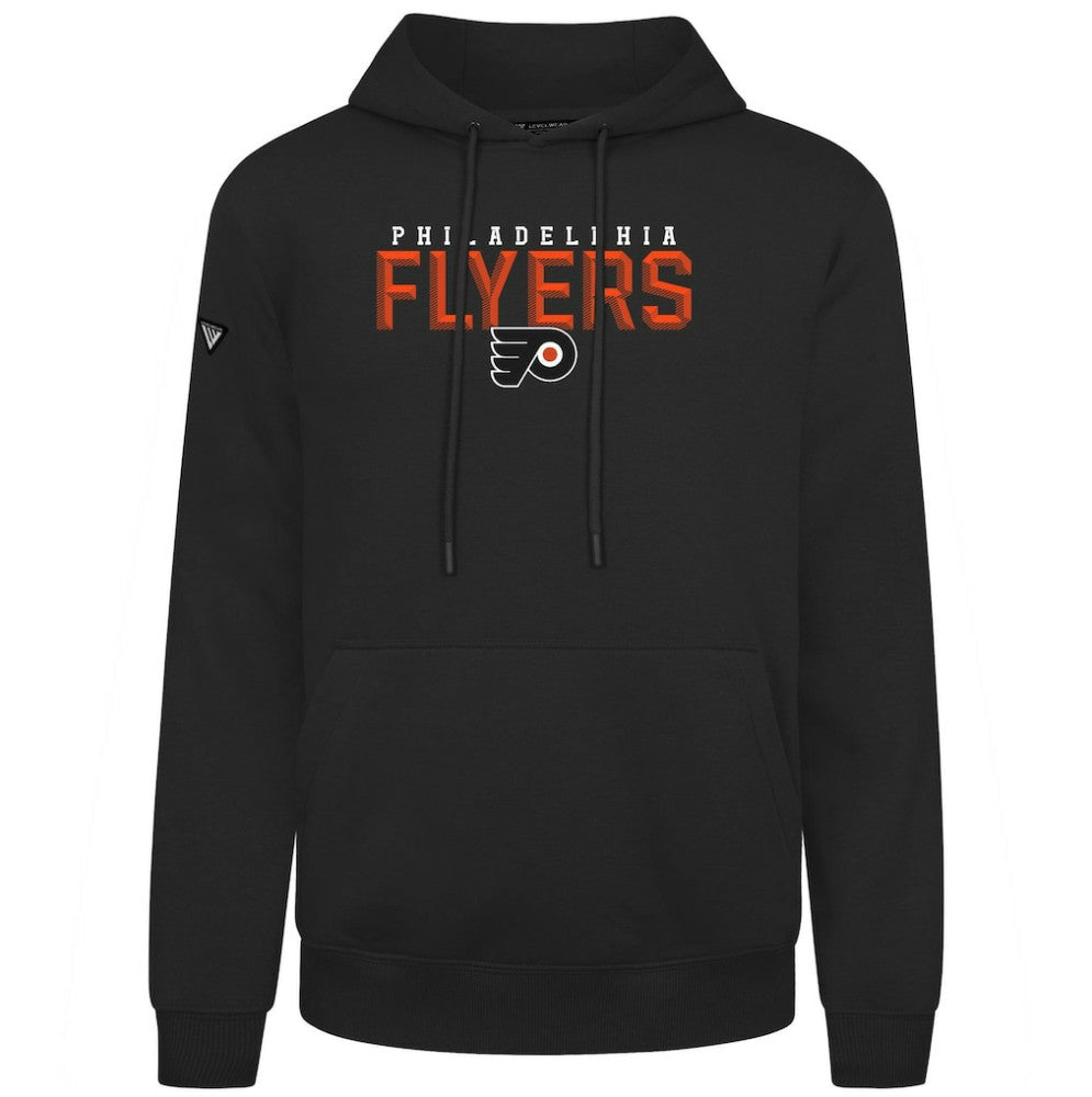 Philadelphia Flyers Levelwear Podium Carve Pullover Hoodie - Black | US 203146402