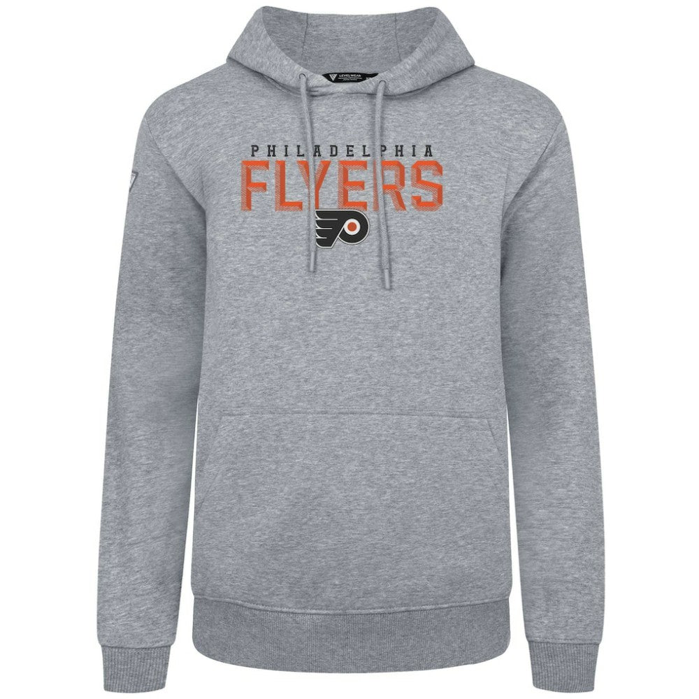 Philadelphia Flyers Levelwear Podium Carve Pullover Hoodie - Gray | US 203146404