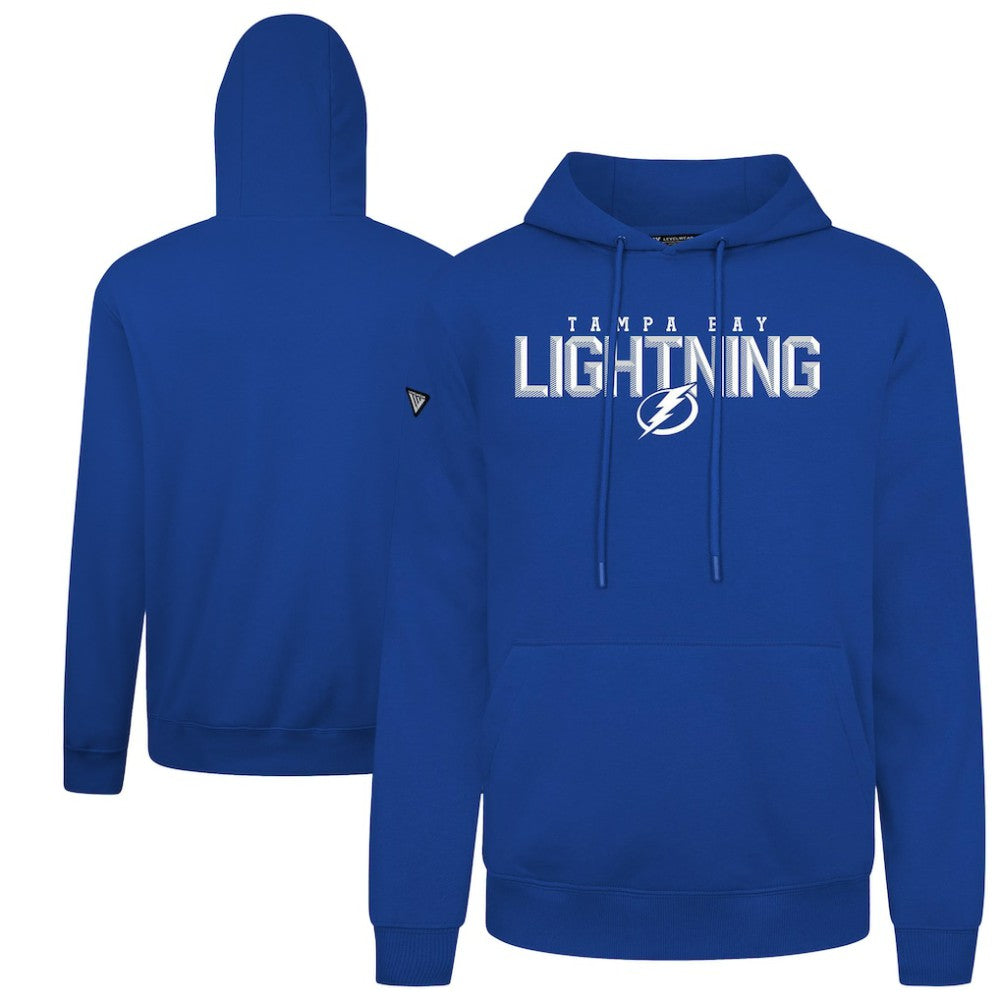 Tampa Bay Lightning Levelwear Podium Carve Pullover Hoodie - Royal | US 203146408