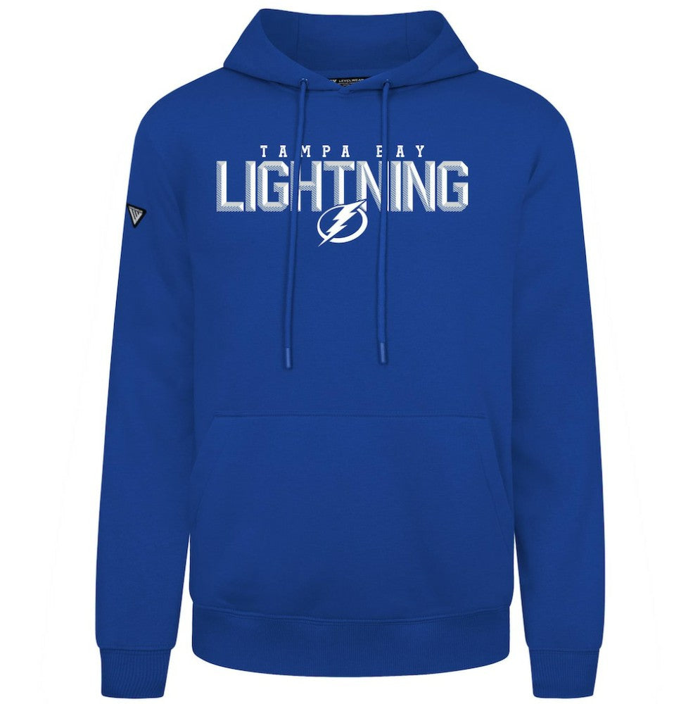 Tampa Bay Lightning Levelwear Podium Carve Pullover Hoodie - Royal | US 203146408