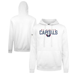 Washington Capitals Levelwear Podium Carve Pullover Hoodie - White | US 203146413