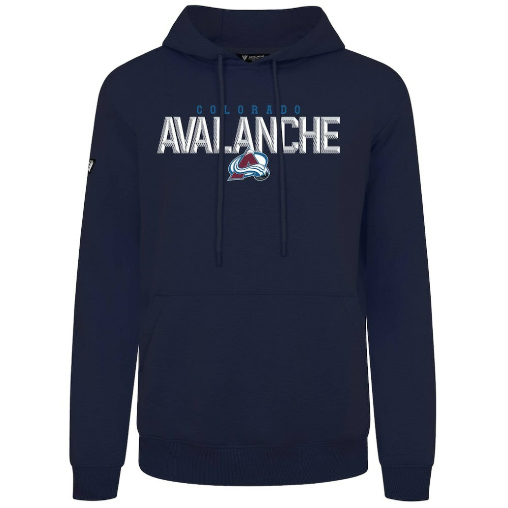Colorado Avalanche Levelwear Podium Carve Pullover Hoodie - Navy | US 203146416