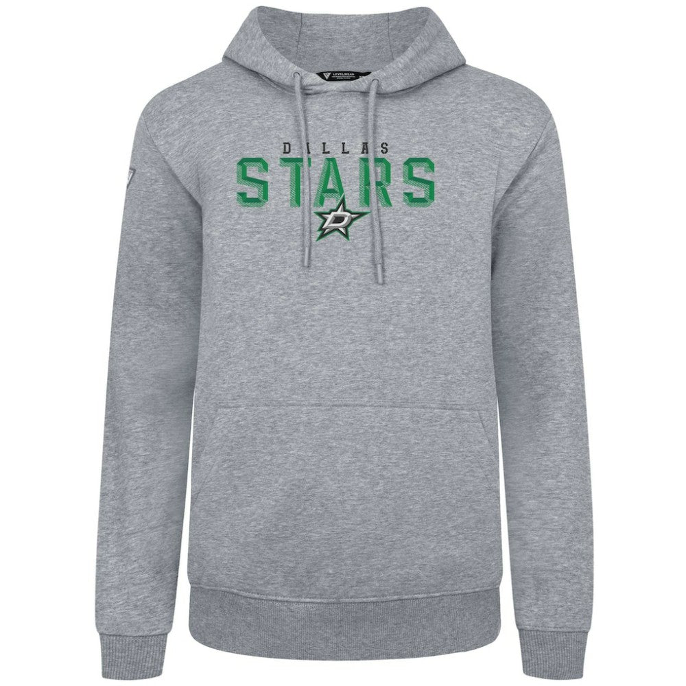 Dallas Stars Levelwear Podium Carve Pullover Hoodie - Gray | US 203146418