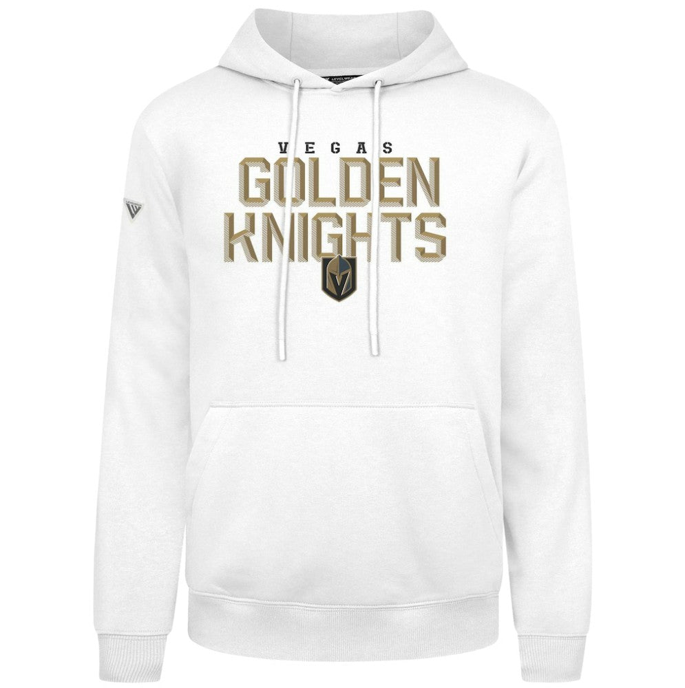 Vegas Golden Knights Levelwear Podium Carve Pullover Hoodie - White | US 203146421