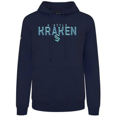 Seattle Kraken Levelwear Podium Carve Pullover Hoodie - Navy | US 203146423