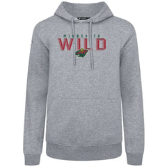 Minnesota Wild Levelwear Podium Carve Pullover Hoodie - Gray | US 203146424