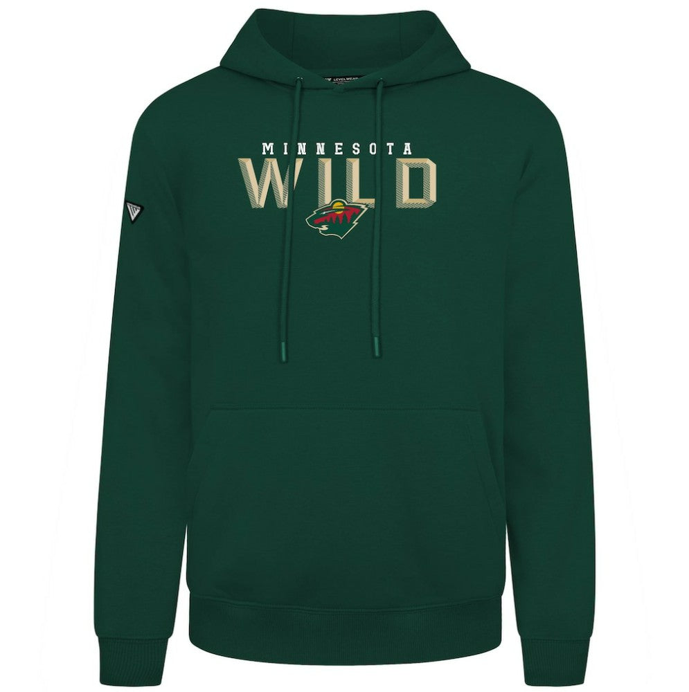 Minnesota Wild Levelwear Podium Carve Pullover Hoodie - Green | US 203146426