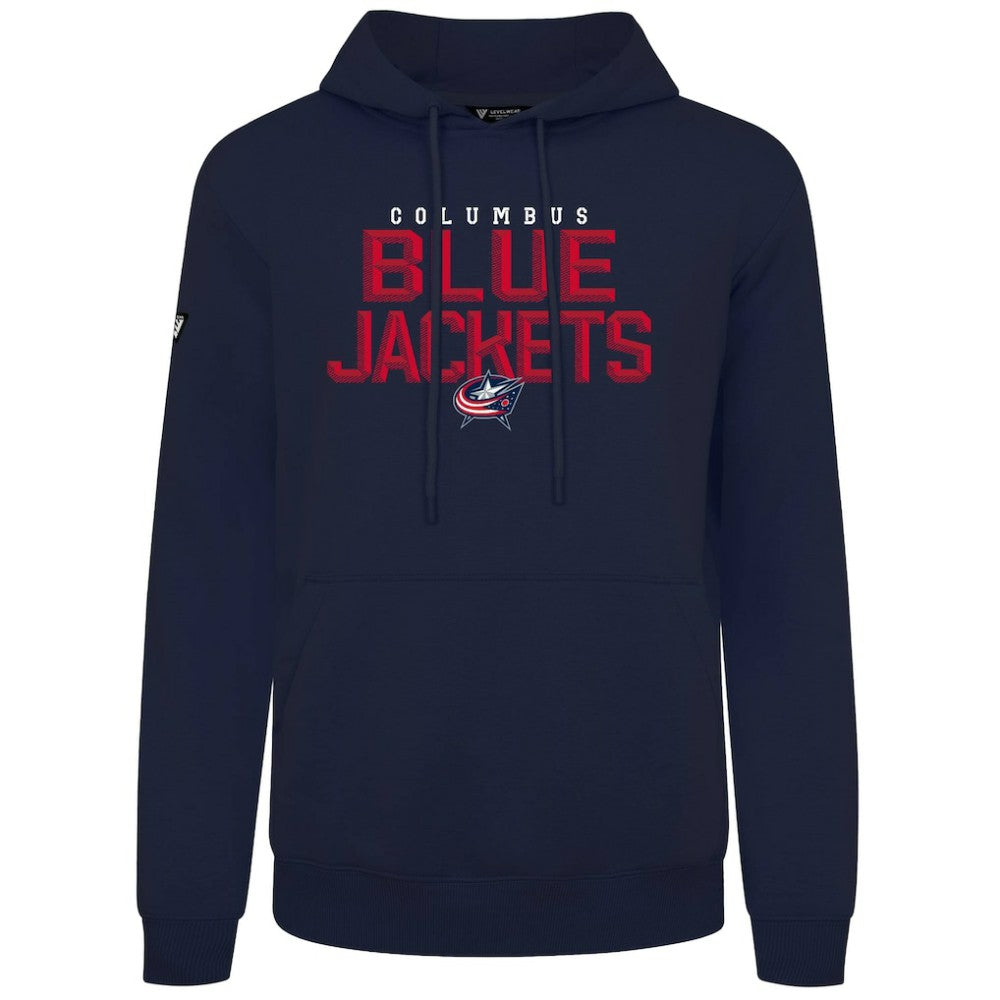 Columbus Blue Jackets Levelwear Podium Carve Pullover Hoodie - Navy | US 203146432