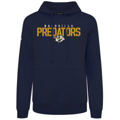 Nashville Predators Levelwear Podium Carve Pullover Hoodie - Navy | US 203146435
