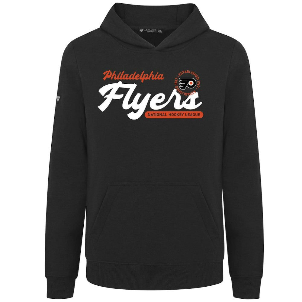 Philadelphia Flyers Levelwear Youth Podium Monument Pullover Hoodie - Black | US 203146441