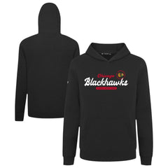 Chicago Blackhawks Levelwear Youth Podium Monument Pullover Hoodie - Black | US 203146442