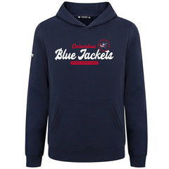 Columbus Blue Jackets Levelwear Youth Podium Monument Pullover Hoodie - Navy | US 203146443