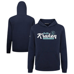 Seattle Kraken Levelwear Youth Podium Monument Pullover Hoodie - Navy | US 203146445