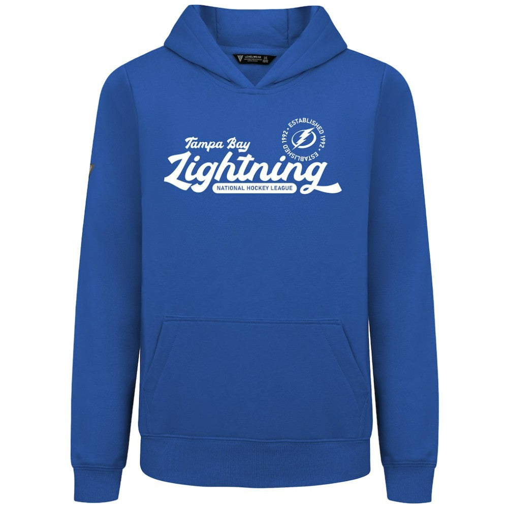 Tampa Bay Lightning Levelwear Youth Podium Monument Pullover Hoodie - Royal | US 203146455