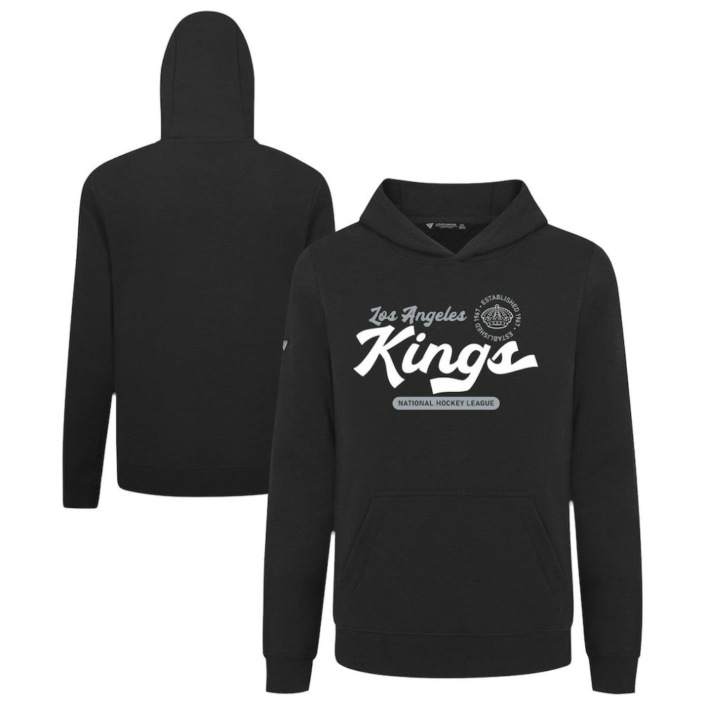 Los Angeles Kings Levelwear Youth Podium Monument Pullover Hoodie - Black | US 203146456
