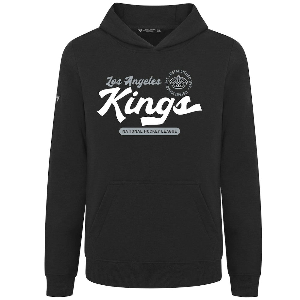 Los Angeles Kings Levelwear Youth Podium Monument Pullover Hoodie - Black | US 203146456