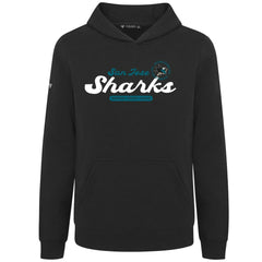 San Jose Sharks Levelwear Youth Podium Monument Pullover Hoodie - Black | US 203146457