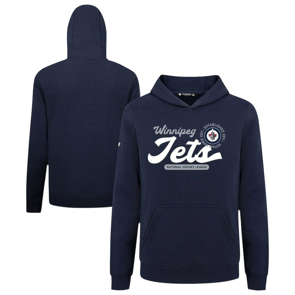Winnipeg Jets Levelwear Youth Podium Monument Pullover Hoodie - Navy | US 203146459