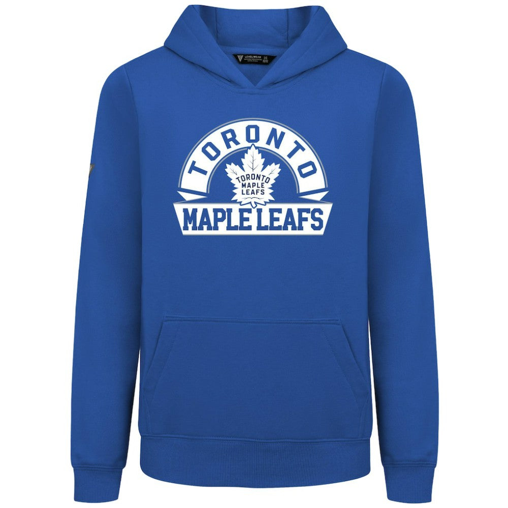 Toronto Maple Leafs Levelwear Youth Podium Banner Arch Pullover Hoodie - Royal | US 203146471