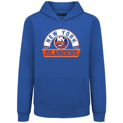 New York Islanders Levelwear Youth Podium Banner Arch Pullover Hoodie - Royal | US 203146477