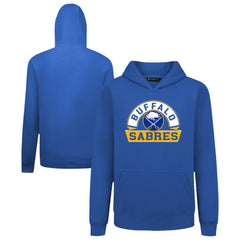 Buffalo Sabres Levelwear Youth Podium Banner Arch Pullover Hoodie - Royal | US 203146478