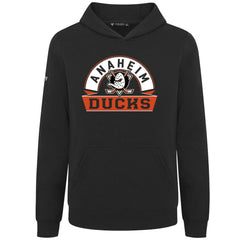 Anaheim Ducks Levelwear Youth Podium Banner Arch Pullover Hoodie - Black | US 203146480