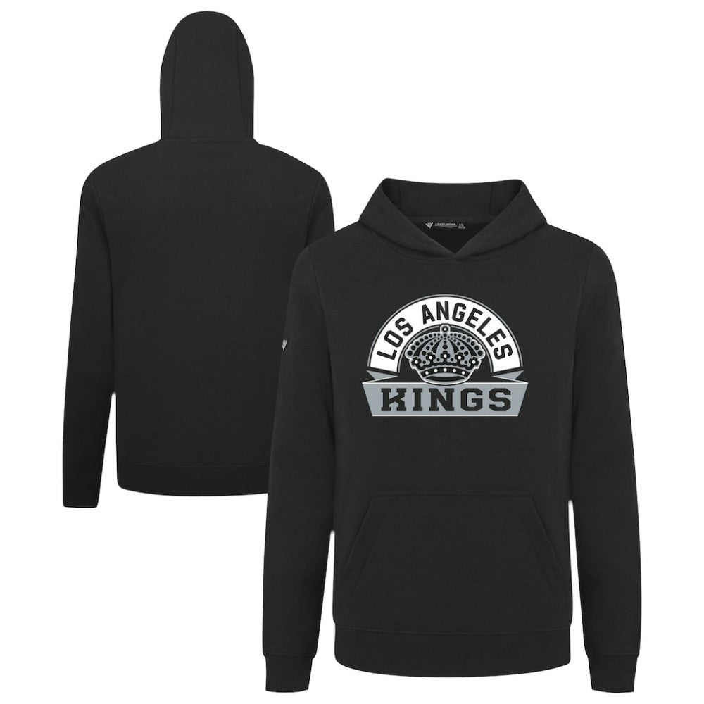 Los Angeles Kings Levelwear Youth Podium Banner Arch Pullover Hoodie - Black | US 203146488