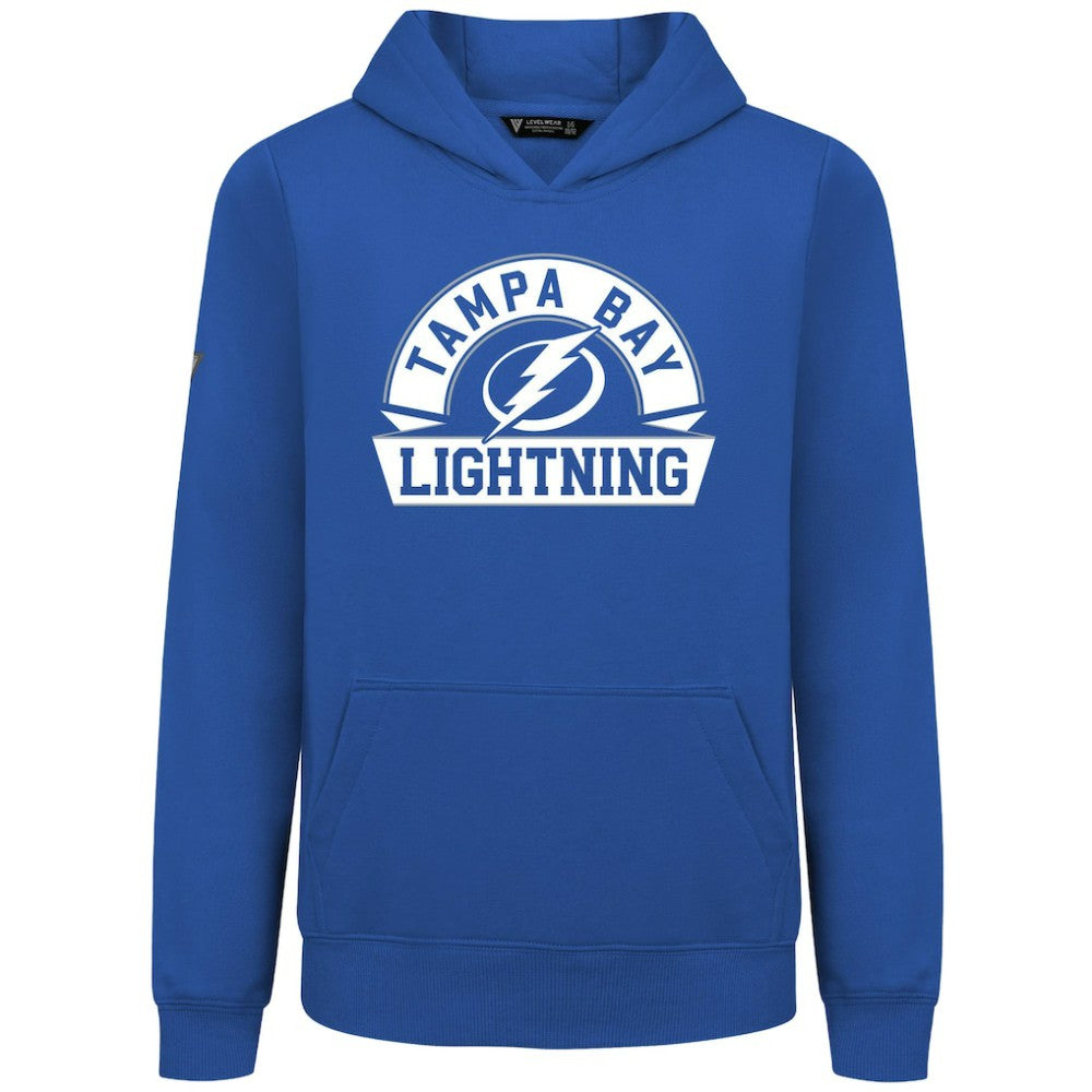 Tampa Bay Lightning Levelwear Youth Podium Banner Arch Pullover Hoodie - Royal | US 203146489