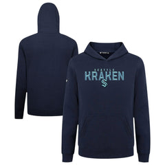 Seattle Kraken Levelwear Youth Podium Carve Pullover Hoodie - Navy | US 203146496