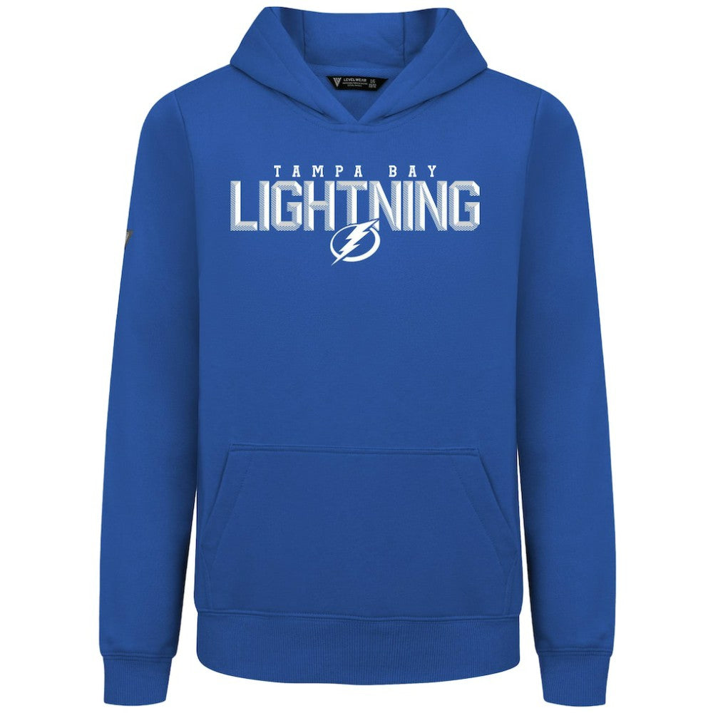 Tampa Bay Lightning Levelwear Youth Podium Carve Pullover Hoodie - Royal | US 203146499