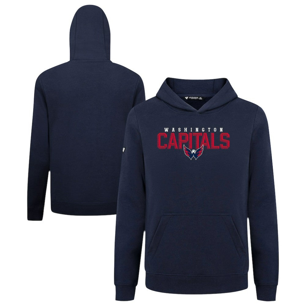 Washington Capitals Levelwear Youth Podium Carve Pullover Hoodie - Navy | US 203146501