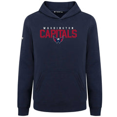 Washington Capitals Levelwear Youth Podium Carve Pullover Hoodie - Navy | US 203146501