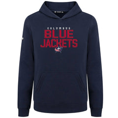 Columbus Blue Jackets Levelwear Youth Podium Carve Pullover Hoodie - Navy | US 203146502
