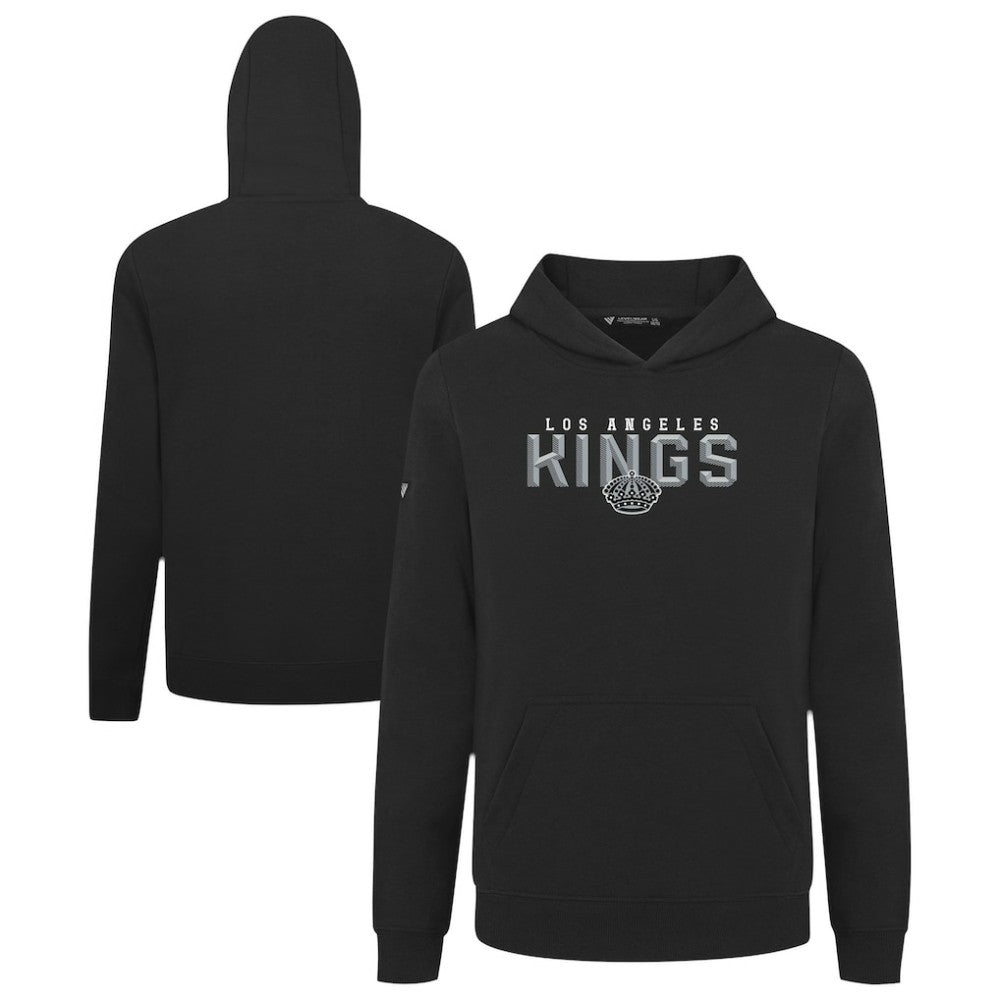 Los Angeles Kings Levelwear Youth Podium Carve Pullover Hoodie - Black | US 203146505