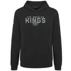 Los Angeles Kings Levelwear Youth Podium Carve Pullover Hoodie - Black | US 203146505