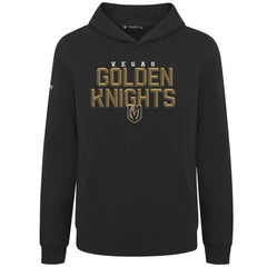 Vegas Golden Knights Levelwear Youth Podium Carve Pullover Hoodie - Black | US 203146510