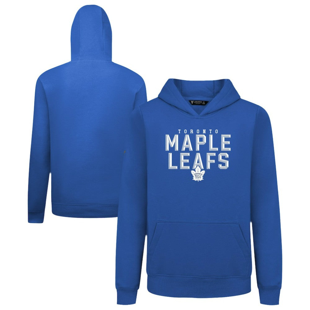 Toronto Maple Leafs Levelwear Youth Podium Carve Pullover Hoodie - Royal | US 203146512
